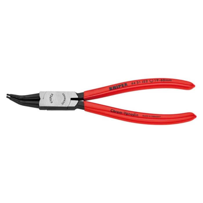 Cleste pentru inele de siguranta interioare 45grade curbat J12 140mm KNIPEX