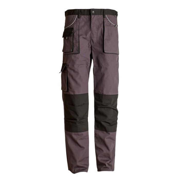 Pantalon talie COMET marimea 54 gri/negru bumbac cu poliester 190g/mp ENERGO