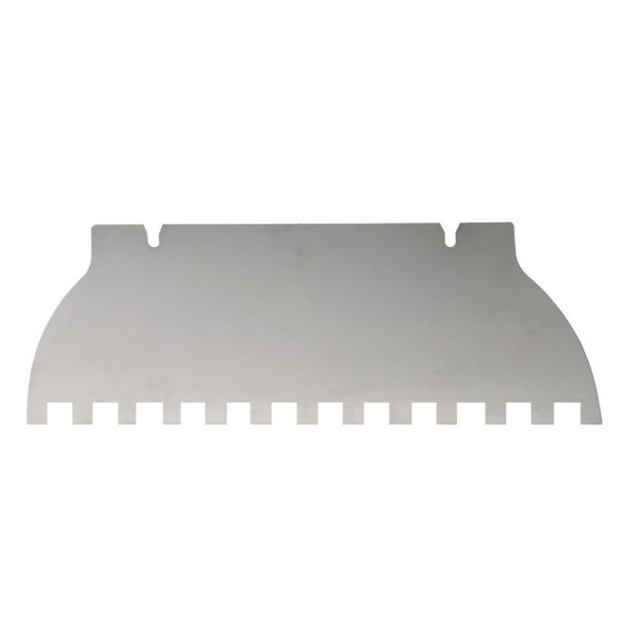 Lama inox zimtata L-350mm grosime 0.5mm dantura 10x10mm pentru gletiera WSB profesionala ENERGO