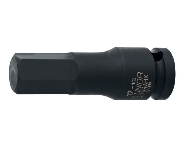 Cap cheie tubulara de impact Unior, HEX 1/2", 19mm