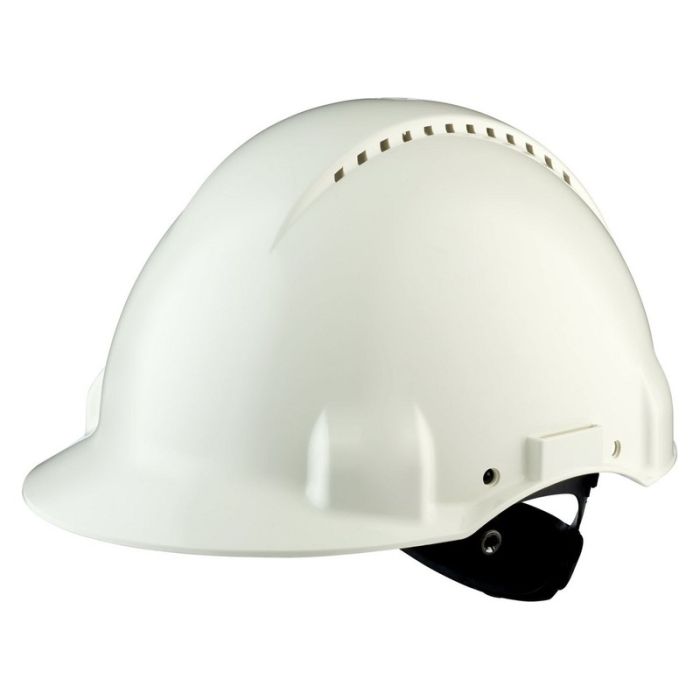 Casca de protectie 3M G3000NUV-VI, alba, indicator UV
