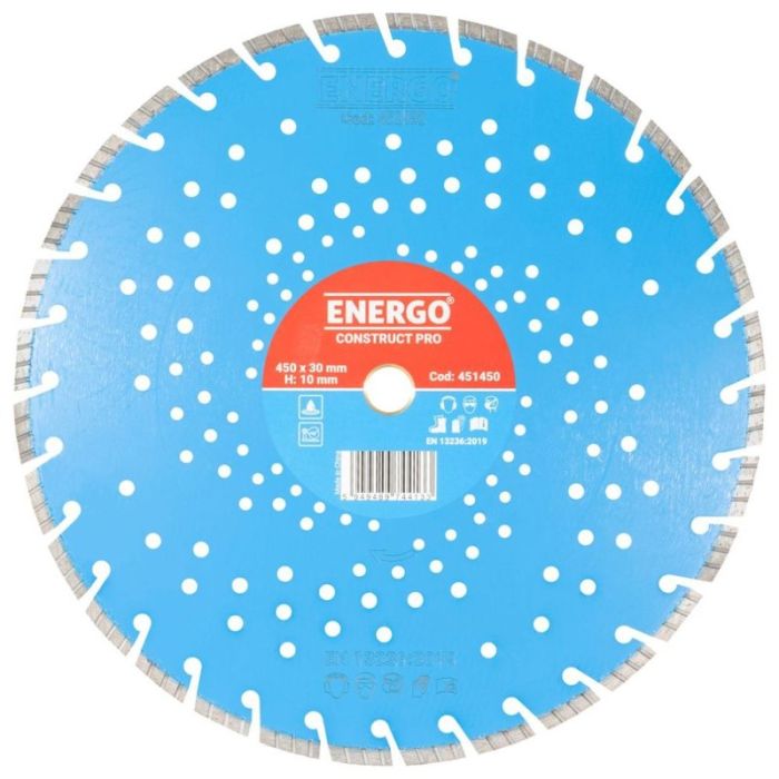 Disc diamantat Energo CONSTRUCT PRO, 450x25.4/30mm