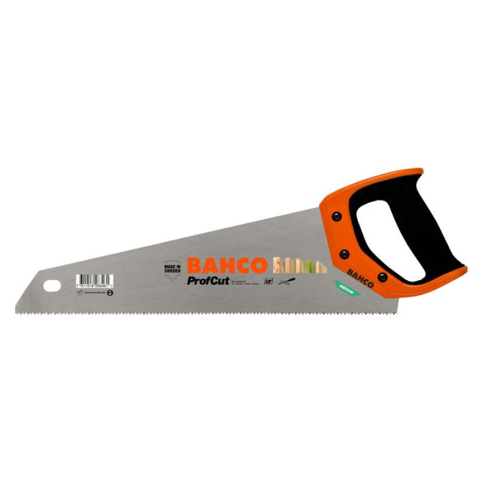 Fierastrau manual Bahco universal pentru materiale plastice/laminate/lemn/metale moi, 400 mm