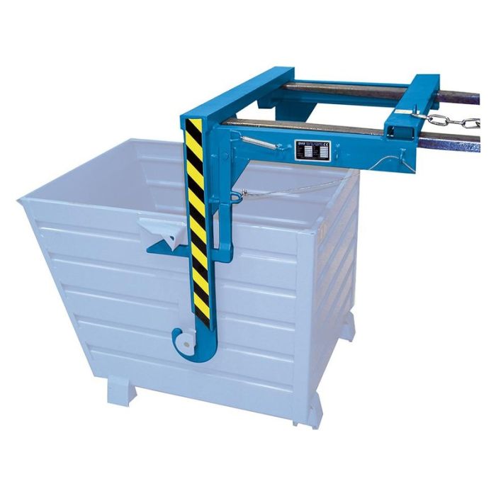 Bara transversala stivuitor Bauer Sudlohn RAL5012 pentru container basculant 900L