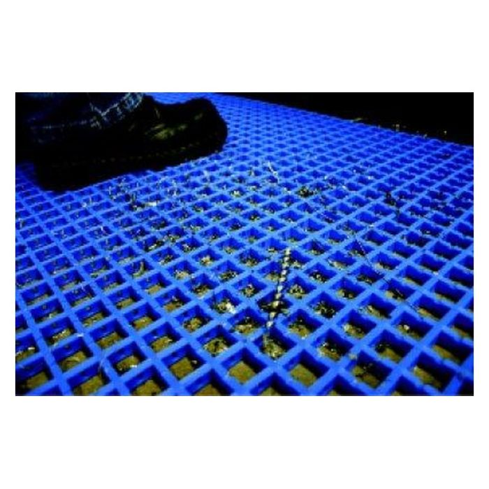 Covor Coba mat Standard 0.6x 1m liniar albastru