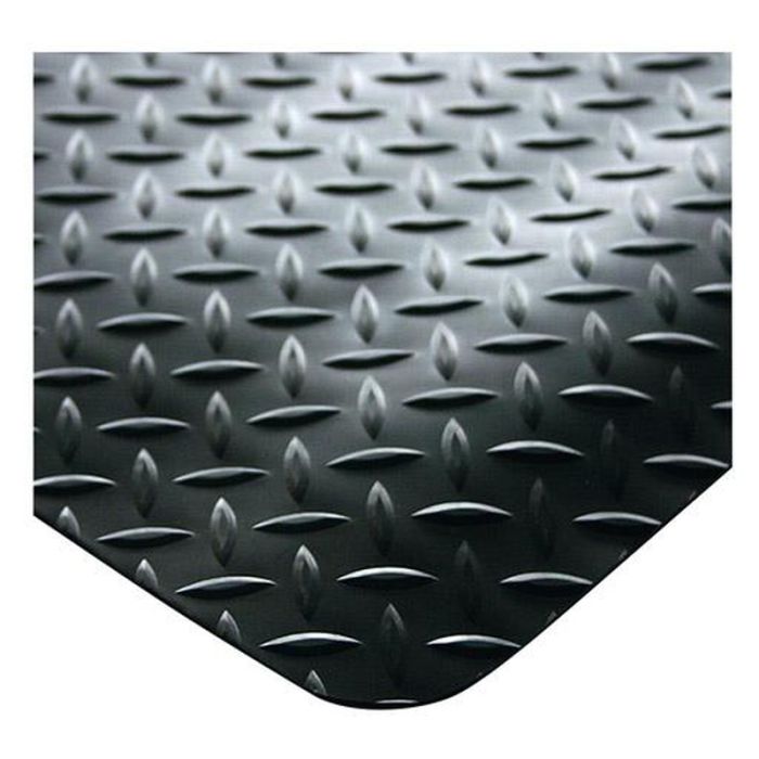 Covor anti-oboseala Coba Deckplate 1.2x 1m liniar negru