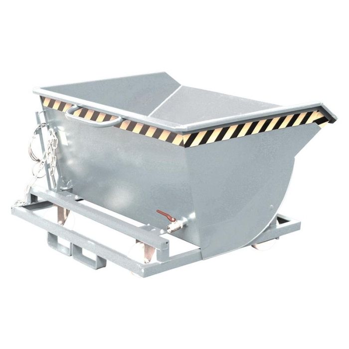 Container basculant cu sita si robinet Bauer Sudlohn SKM 50L zincat