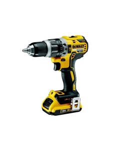 DeWALT - Masina de gaurit si insurubat cu percutie 70Nm, cu 2 acumulatori Li-Ion XR 18V, 2.0Ah, incarcator, valiza [DCD796D2-QW]
