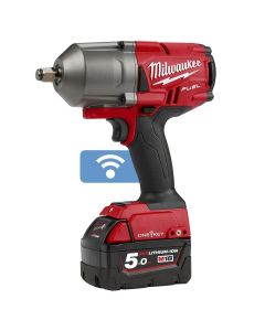 Milwaukee - Masina de insurubat cu impact 1356Nm, M18 ONEFHIWF12-502X, patrat 1/2", cu acumulator 18V, 5.0Ah, incarcator, valiza [4933459727]
