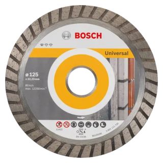 Disc diamantat beton/caramida Bosch Standard for Universal Turbo, 125x22.23x2mm, 10 bucati
