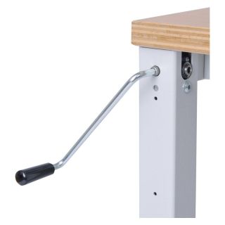 Cadru banc de lucru Bedrunka+Hirth Workergo 4, 2000x600x670-1015mm, reglare manivela
