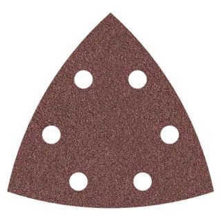 Foaie abraziva delta Bosch PRO F460, 6 gauri, 93x93mm, G40, 5 bucati