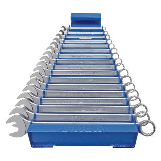 Set de chei combinate Unior 120/1MS, suport metalic, 6 - 22mm, 17 piese