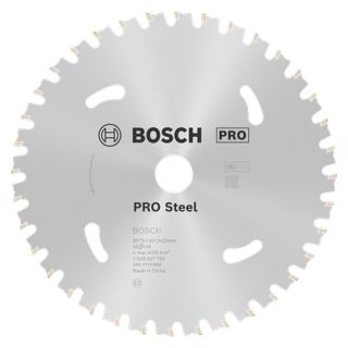 Panza fierastrau circular Bosch PRO Steel cordless, 173x20x1.6/1.2mm, 40 dinti