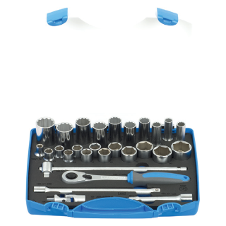 Trusa de scule Unior 190BI6P28, 1/2", 28 piese