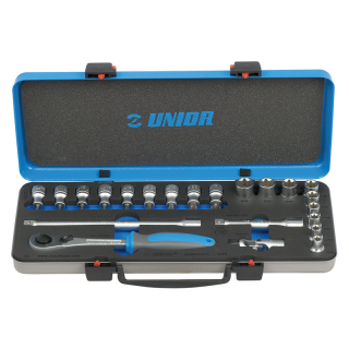 Trusa de scule Unior 190BITX1P22, 1/2", 22 piese