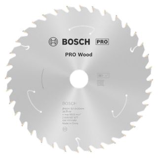 Panza fierastrau circular Bosch PRO Wood cordless, 160x20x1.5/1mm, 36 dinti