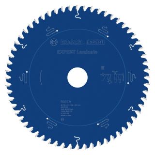 Panza fierastrau circular Bosch EXPERT Laminate, 216x30x2.5/1.8mm, 60 dinti