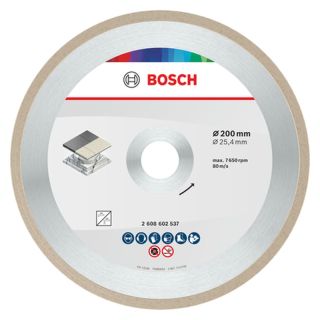 Disc diamantat ceramica/marmura Bosch Ceramic, 200x25.4x1.6mm
