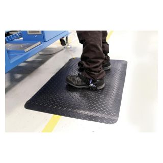 Covor anti-oboseala Coba Deckplate Anti-Static 0.9x 1m liniar negru