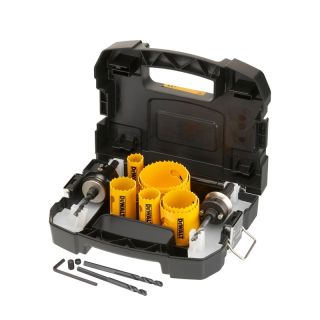 Set carote HSS Bi-Metal Dewalt EXTREME DT90353, 22-68mm, 11 bucati