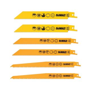 Set panze fierastrau sabie Dewalt BIM, pentru multi-material, 152/203/228mm, 6 bucati