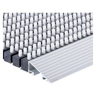 Covoras intrare aluminiu, gri, 22mm, 800x500mm