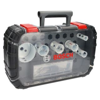 Set carote HSS Bi-Metal Bosch Progressor, 19-68mm, 9 bucati
