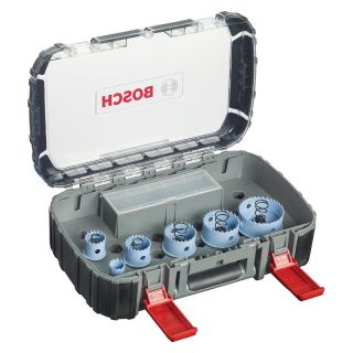 Set carote HSS Bi-Metal Bosch, 22-64mm, 9 bucati