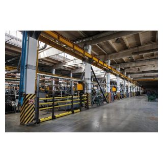 Bariera profilata pentru podea, model MIKE, 140 x 140 mm, lungime 1000 mm, DANCOP