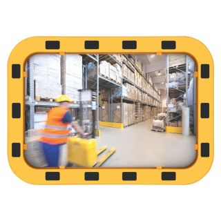 Oglinda industriala EUvex, 400 x 600 mm, distanta vizualizare 9-15 m, DANCOP