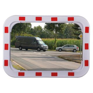 Oglinda rutiera EUvex, 400 x 600 mm, distanta vizualizare 9-15 m, DANCOP