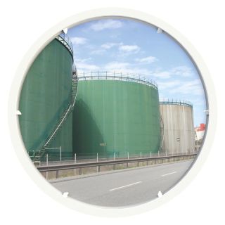 Oglinda universala EUvex, Ø 600 mm, distanta vizualizare 9-15 m, DANCOP