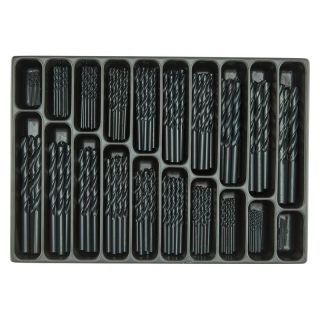 Set burghie pentru metal E-Norm Nr. 44 HSS, cilindrica, 1-10.5mm, 170 bucati