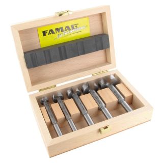 Set freze Forstner WS, 15-35 mm, 5 bucati, FAMAG