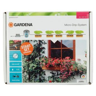 Set de udare flori complet automat, pompa 14V, GARDENA