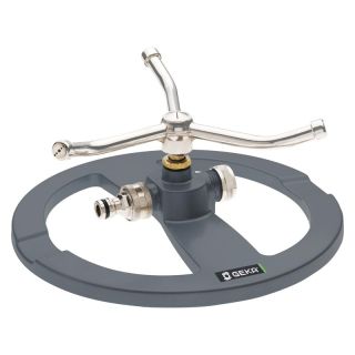 Aspersor circular cu 3 brate, irigare la 4 bar-12 m, cu racord metalic, GEKA