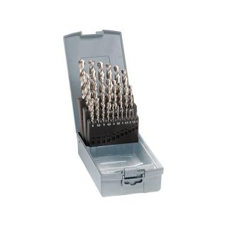 Set burghie pentru metal Guhring HSS-Co5, tip Ti, cilindrica, 1-10mm, 19 bucati