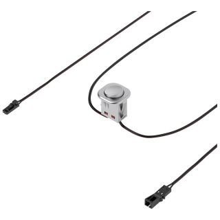 Comutator basculant 12 V DC, 36 W, alimentare 1.8 m, cablu comutare 1.8 m, HALEMEIER