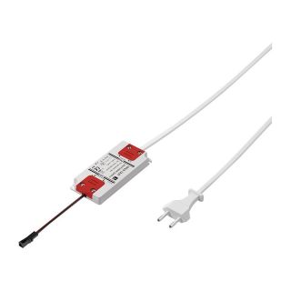 Balast electronic LED, 30 W, distribuitor cu 6 cai si fisa plata Euro, rezistent la stropire, HALEMEIER