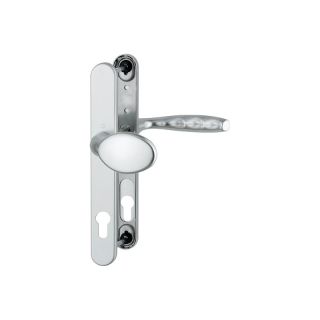 Set maner asimetric pentru usi profilate 67–72mm, seria New York 76G/3346/1810, 8/92 mm, PZ, F9016, HOPPE