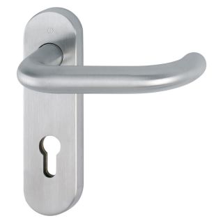 Set maner FS-E58/353KH/138, Serie Paris, 72/9 mm, PZ, inox F69, pentru usi cu grosime 40-65mm, HOPPE