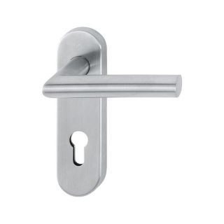 Set maner FS-E58/353KH/1400, Serie Amsterdam, 72/9 mm, PZI, inox F69, pentru usi cu grosime 40-65mm, HOPPE