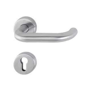 Set maner FS-E58/42H/42HS/138, Serie Paris, 72/9 mm, PZ, inox F69, pentru usi cu grosime 40-65mm, HOPPE