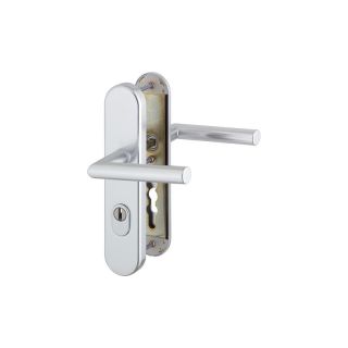 Set maner de siguranta seria Amsterdam 86G/3332ZA/3310/1400, pentru usi 37-47mm, 72/8mm, aluminiu F1, HOPPE