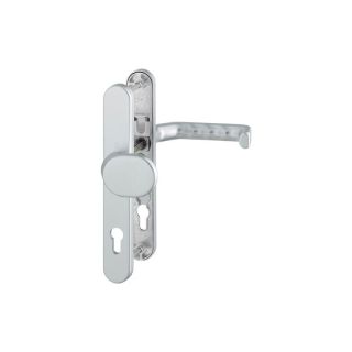 Set maner pentru usi profilate 67–72mm, cu placuta lunga, Liverpool 86G/3357N/1313G, 8/92 mm, PZ, F1-2, HOPPE