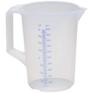 Cana de masurare gradata, 2 l, polipropilena, cu palnie de turnare, 937000, HUNERSDORFF