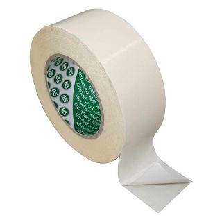 Banda dublu adeziva D878, 50 mm x 25 m, alb