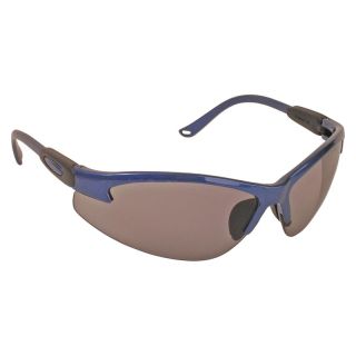 Ochelari de protectie Aquarius, PC, maro, rama albastru-negru, JSP