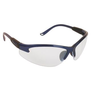 Ochelari de protectie Aquarius, PC, transparenti, rama albastru-negru, JSP